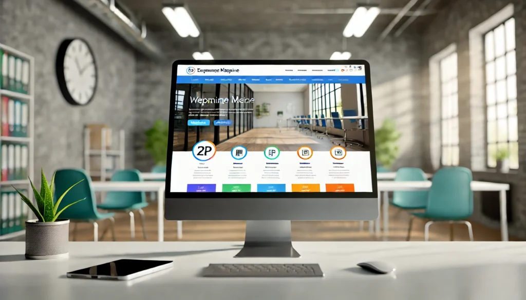 เว็บไซต์ธุรกิจที่ดูทันสมัยด้วยองค์ประกอบการออกแบบที่ดึงดูดสายตาและตอบโจทย์ลูกค้า